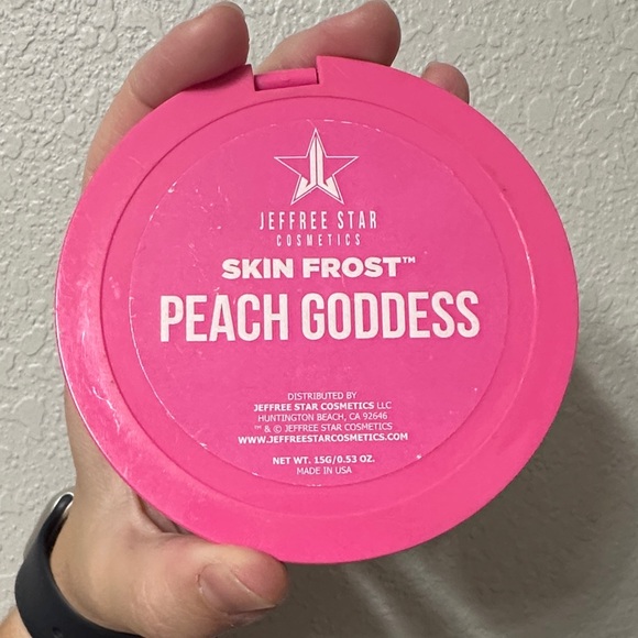 Jeffree Star Bold Pink Blush Compact skin frost peach goddess - Picture 3 of 4